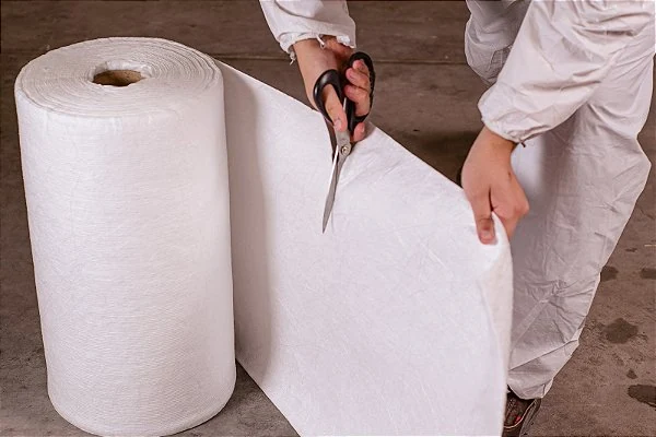Rolo absorvente de óleo 50 cm × 40 m